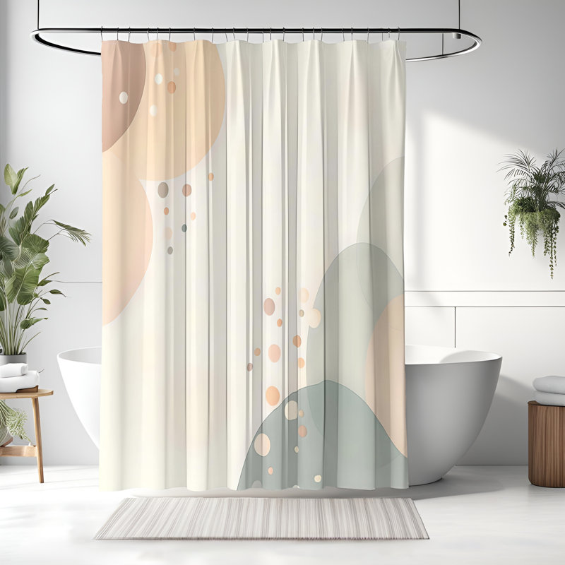 Cheryal Shower Curtain, 93"H x 70"W