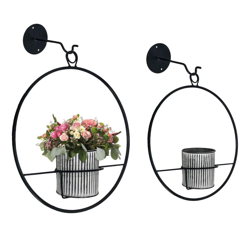 Pot à fleurs en métal Circinus