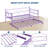 Twin daybed with Trundle, Metal Twin Daybed and Trundle Set, Day Bed Sofa Bed Frame with Steel Slat Support, Multifunctional Daybed Frame for Bedroom-982013470