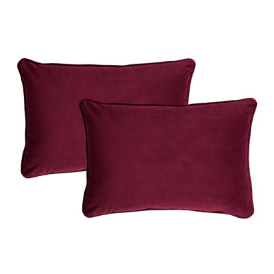 Velvet Reversible Throw Pillow