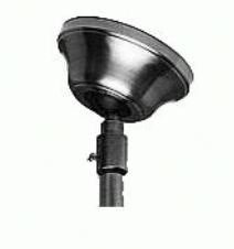 Ceiling Fan Sloped Adapter, Antique Brass