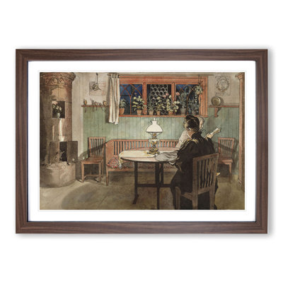 When the Children Have Gone to Bed by Carl Larsson - Picture Frame Painting