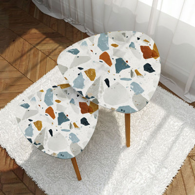 Ensemble de 2 tables de bout Triangle