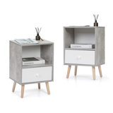 Deric End Table set with Storage