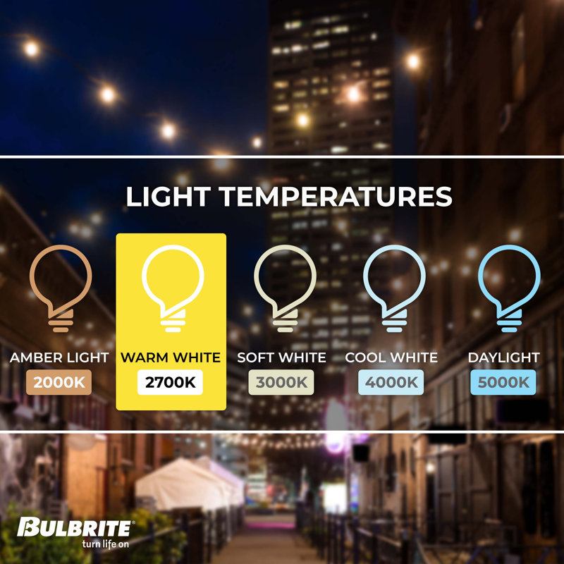 48-ft Warm White Outdoor Incandescent String Lights