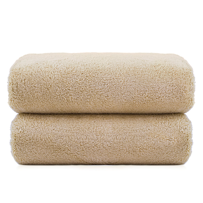 Ensemble de serviettes de bain 2 pièces, Beige