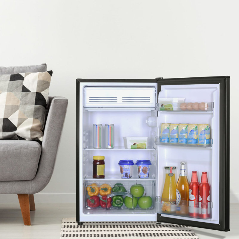 Danby 4.4 Cubic Feet Freestanding Mini Fridge, Black