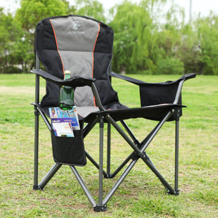Goplus Portable 38'' Oversized High Outdoor Beach Chair Camping Fishing  Folding Chair 