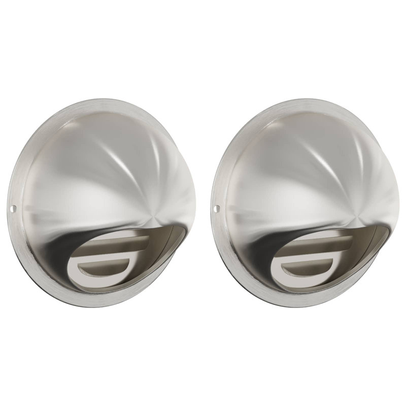 VidaXL Stainless Steel Vent Cover, 3.5cm H x 12cm W x 7.8cm D