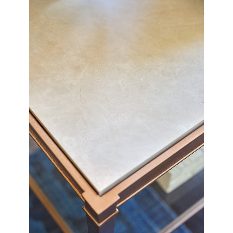 Rendezvous Marble End Table