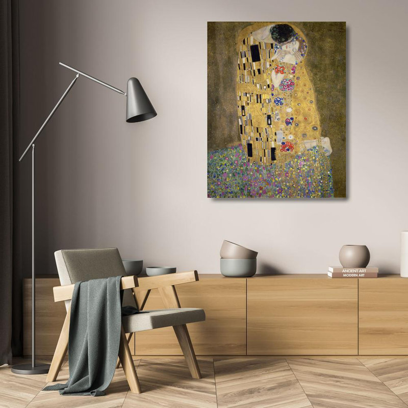 Le baiser, H 24 po x l 19 po