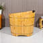 34'' x 23'' Mobile Freestanding Soaking Wood Bathtub For Small Space