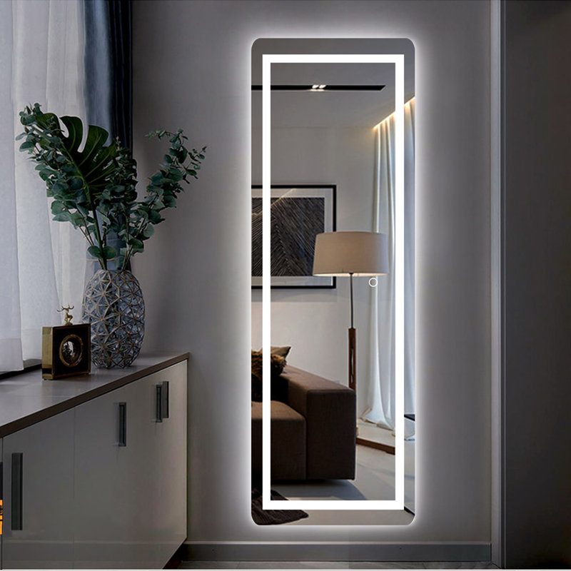 Miroir mural DEL, 65 po x 22 po
