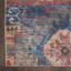 Machine Washable Southwestern Blue/Red Area Rug-1285990123
