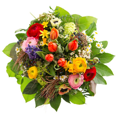 Raglesville Bouquet Of Flowers by LiliGraphie - Wrapped Canvas Print