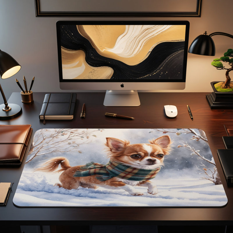 Polyester Desk Pad, 31.5x15.5
