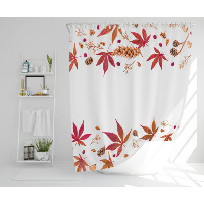 Saephan Polyester Shower Curtain Set