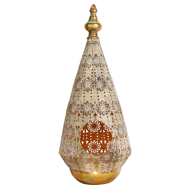 Metal Lantern, H57 x W26 x D26