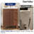  Cove 24" Bathroom Vanity with Ceramic Sink Top, Fully Assembled Mid-Century Wood Bathroom Cabinet, Walnut