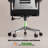 Mersed Office Chair Ergonomic Office Chair with Adaptive Lumbar Support, Mesh Computer Desk Chair with High Back, Adjustable Headrest&Tilt Function, Rolling Work Swivel Task Chairs with Wheel 3D Armrests-1261074539