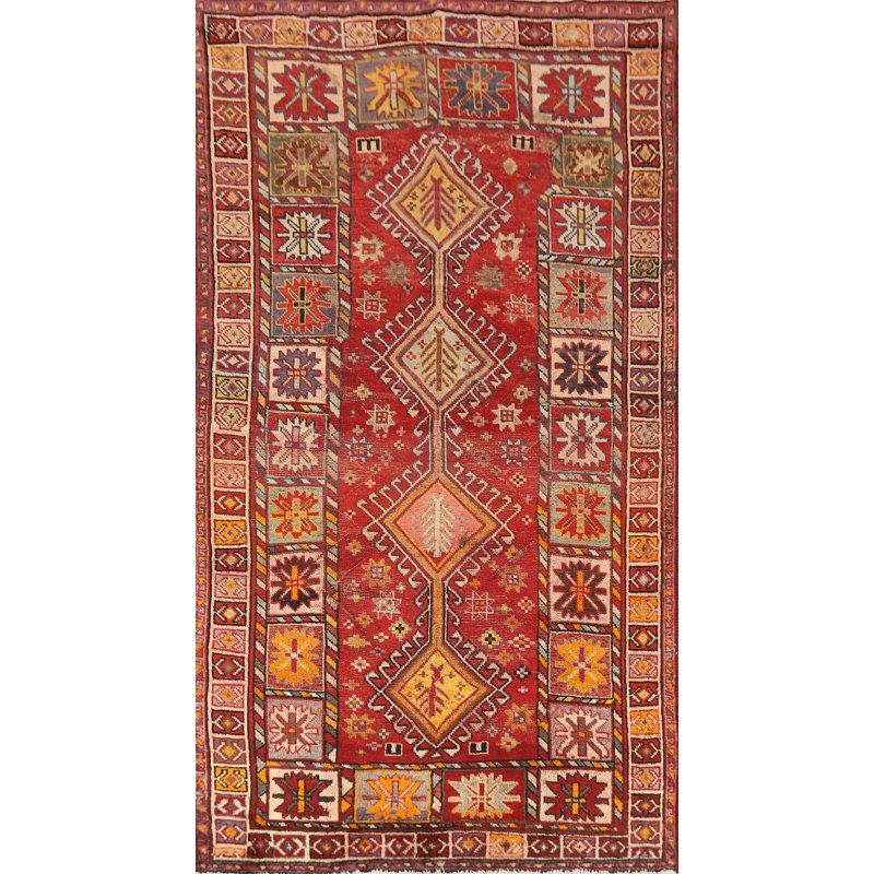 Tapis à motif géométrique traditionnel 5 x 9