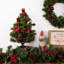 Arbre de Noël artificiel pin moyen 18 po avec lumières claires