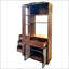 Armoire de rangement avec tablettes multifonctionnelles, organisateur d'entrée en bois moderne pour le couloir et le salon-1263308665