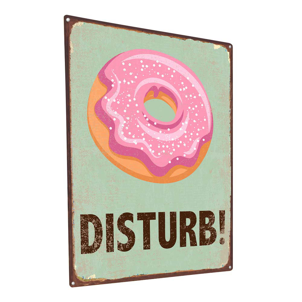 Trinx Donut Disturb Metal Sign - Wayfair Canada