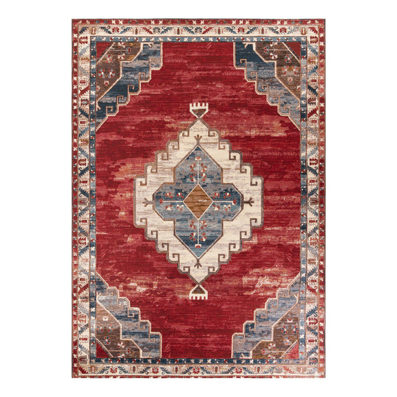 Rectangle Outdoor Traditional 5' 1" X 8' 0" Area Rug, Rectangle 10' x 14'1"