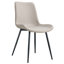 Chaises de salle à manger modernes en similicuir avec pieds en métal-714400555