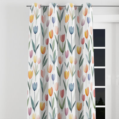 Rideau en velours Kids Flowers
