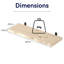 Chunky Shelf Kit, 'L' Metal Bracket, Pre-Sanded or Waxed-168497905-168497904