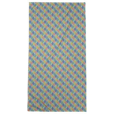 Serviette de bain à losanges Retro