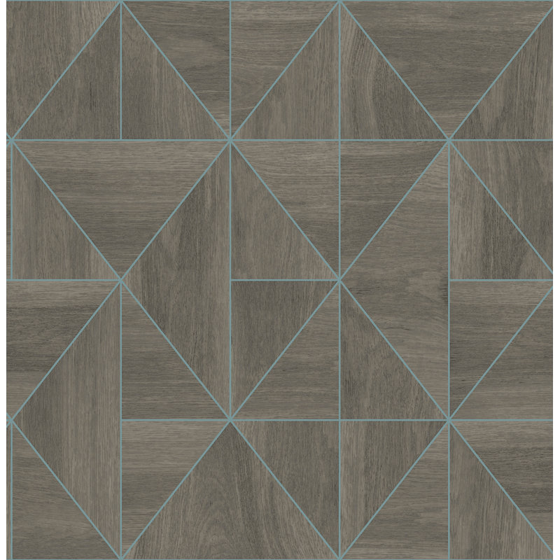 Rouleau de papier peint L 33 pi x l 20,5 po Alchemy, Brun