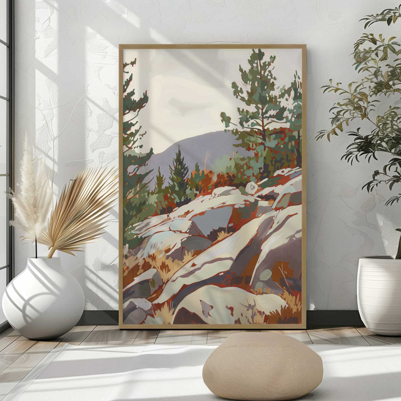 «Rocky Mountain View II», Rose poudre, H 17,25 po x l 13,25 po 