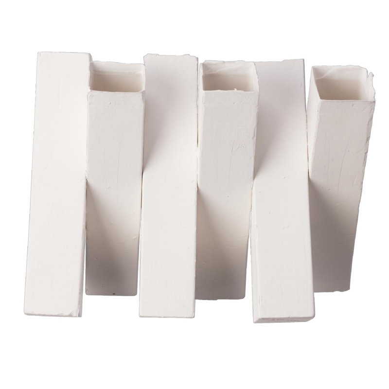 White Matte 3D Printed Ceramic Vase, 9" H x 5.5" W x 11" D