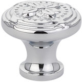 Oversized Ribbon and Reed 1 1/4" Diameter Mushroom Knob