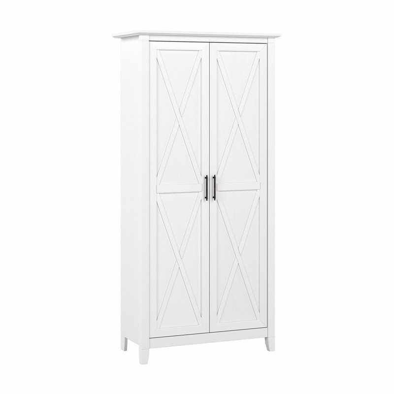 Huckins 65.98'' Kitchen Pantry, Pure White Oak