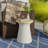 Round Concrete Outdoor Side Table