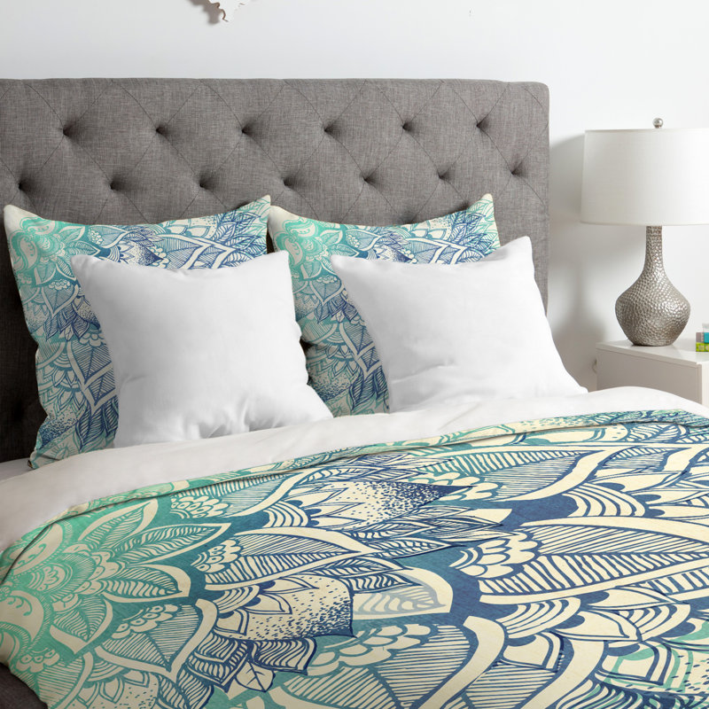 Rosebudstudio Modern & Contemporary Polyester Floral Duvet Cover, Twin/Twin XL Duvet Cover