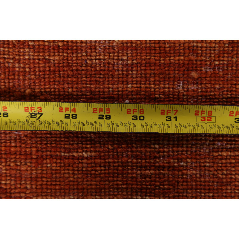 Tapis orange Gabbeh 3 x 10