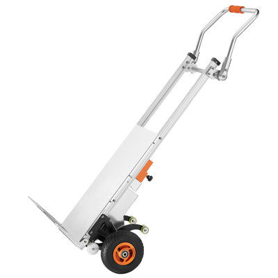 Chariot électrique pour escaliers d'escalier, chariots d'escaliers électriques d'une capacité de 440 lb avec corde de 157,5 po et poignée pliante, grimpeur d'escalier robuste pour la Logistique d'entrepôt, meubles en mouvement (argent)