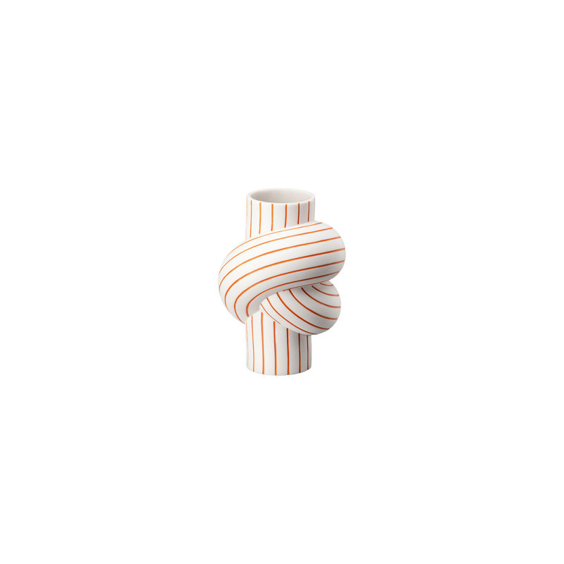 Node Porcelain China Table Vase, Mango