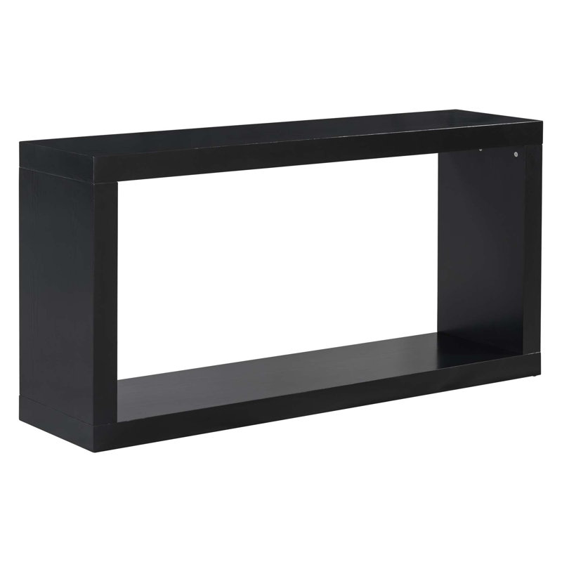 Modern Minimalist Entrance Rectangular Console Table, Black