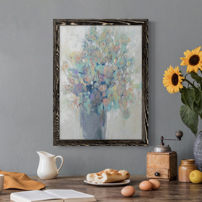 Bouquet I - Peinture sur toile encadrée
