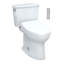 Drake® 1.28 GPF (Water Efficient) Elongated Two-Piece Toilet with Tornado Flush (Seat Included)-89612249