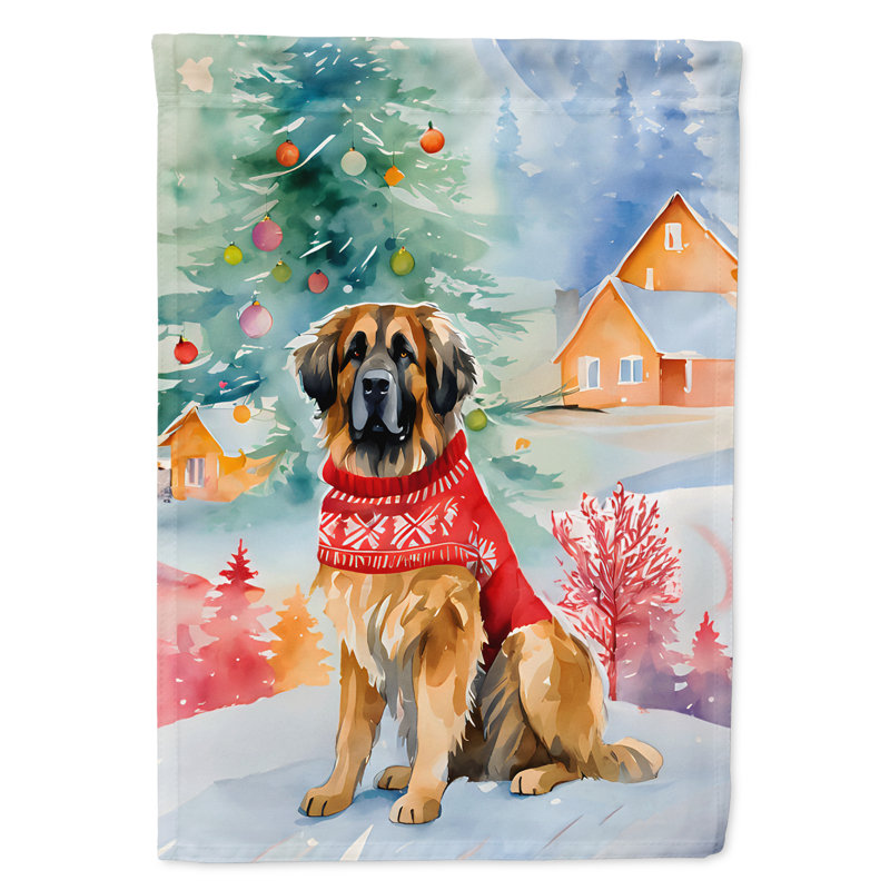 Double Sided Polyester Christmas, 40'' H x 28'' W