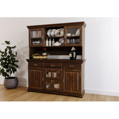 Harrietstown 145cm Solid Wood Sideboard