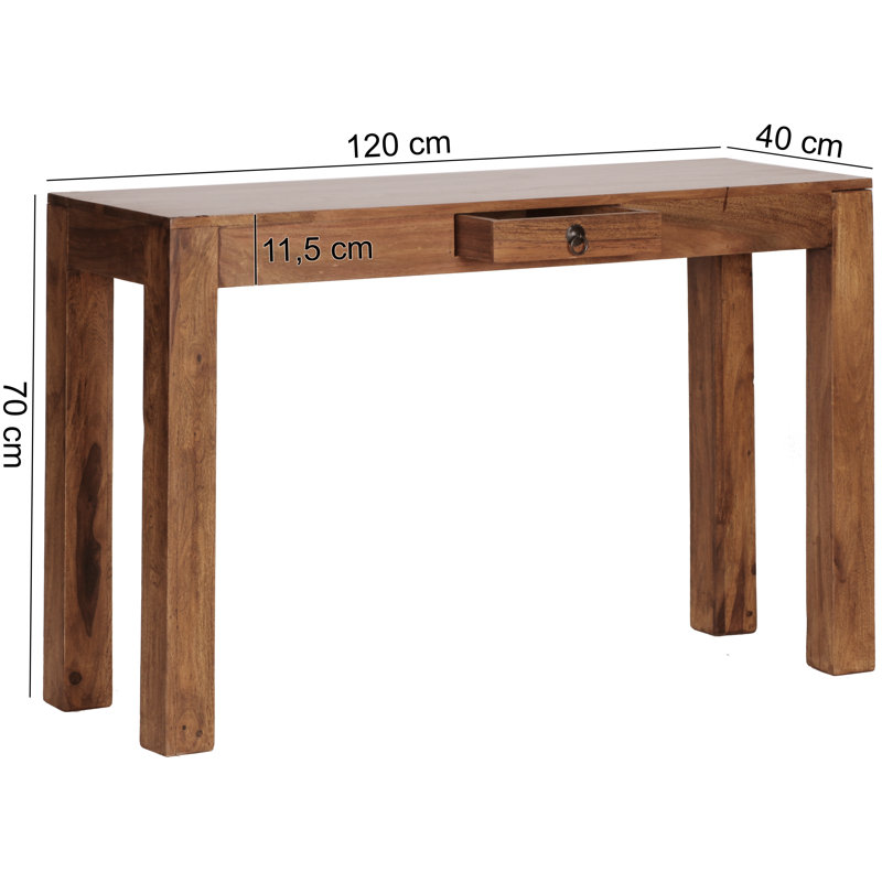 Mumbai 120cm Solid Wood Console Table, Sheesham