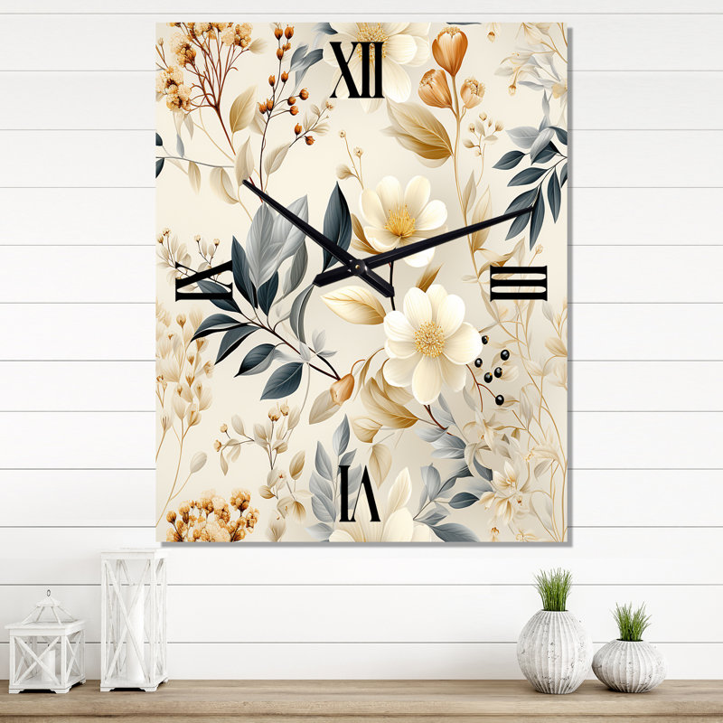 Jannett - Horloge murale moderne bohémienne et éclectique, Grand